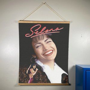 Selena Canvas Wooden Gold Hanger